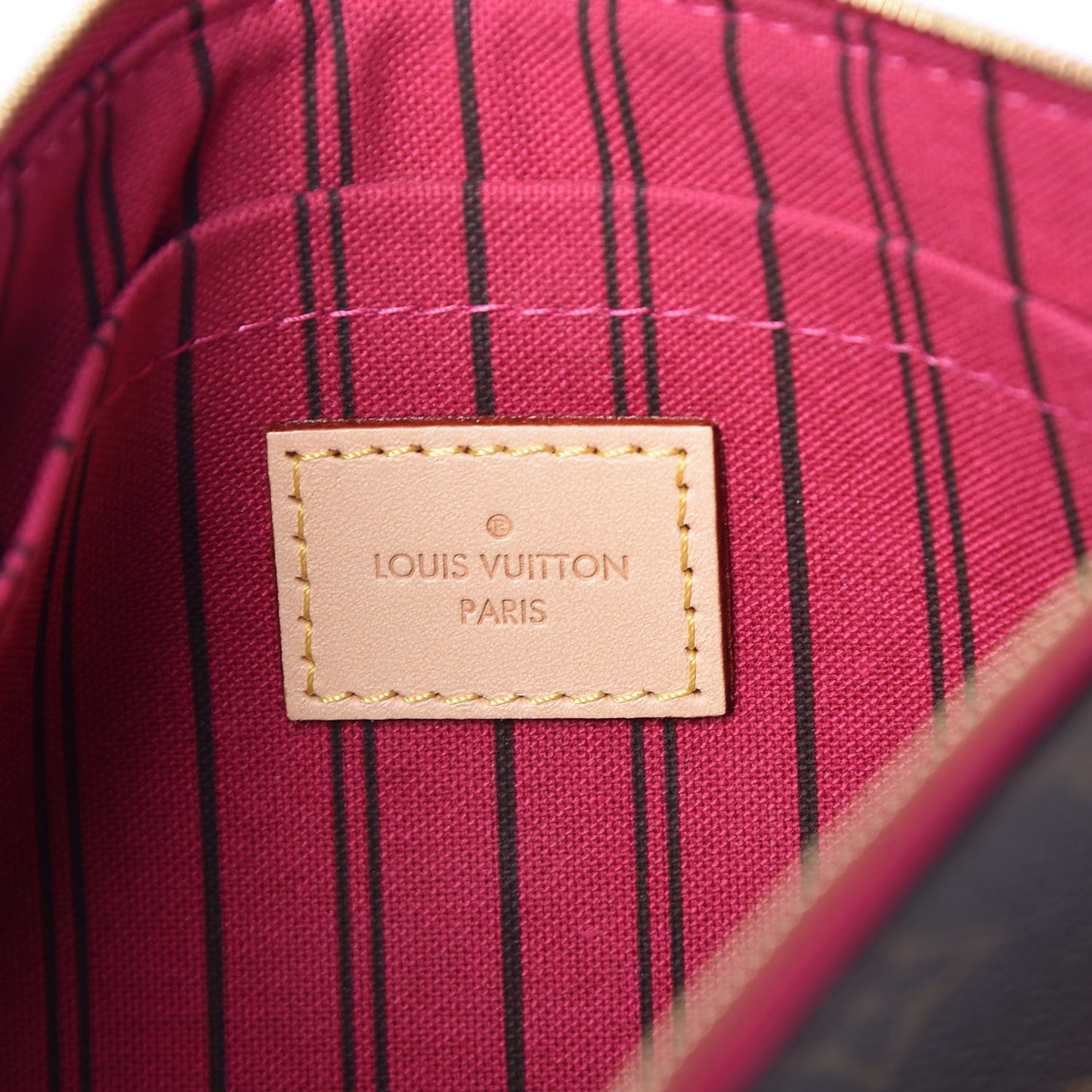 Monogram Neverfull MM GM Pochette Pivoine