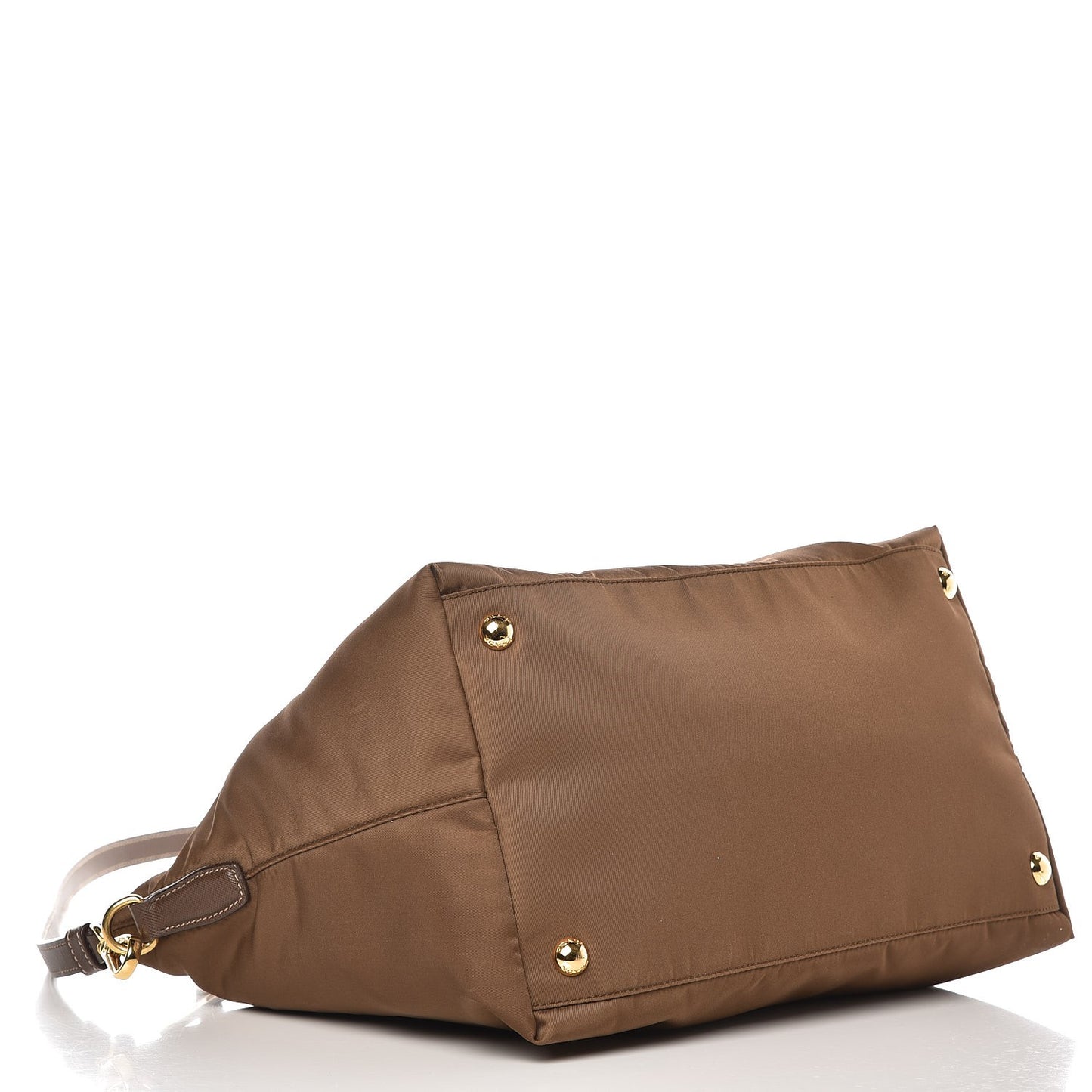 Saffiano Tessuto Nylon Tote Corinto