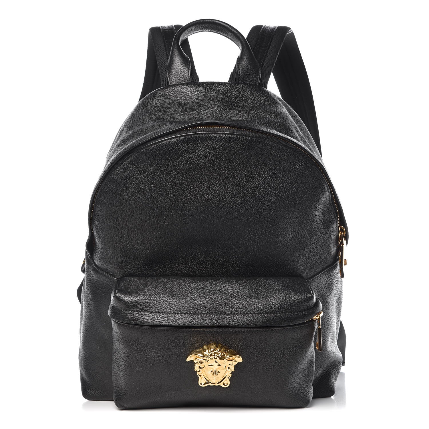 Versace Calfskin Palazzo Medusa Backpack Black 1 of 9
