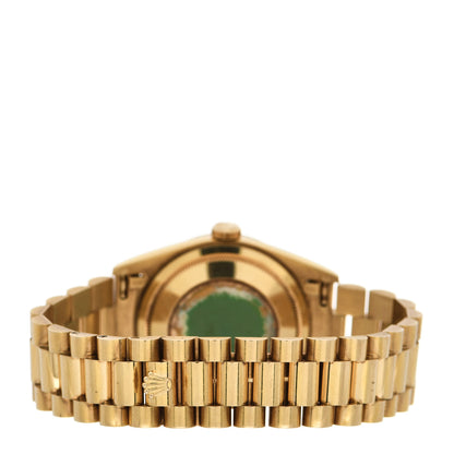 Rolex 18K Yellow Gold Diamond 36mm Oyster Perpetual Day-Date President Watch Champagne 18238 3 of 4