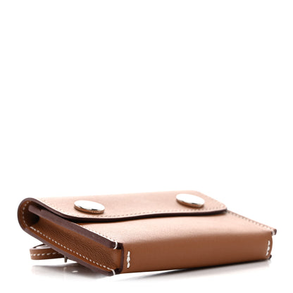 Hermes Swift Hermesnap Card Holder Gold 4 of 7