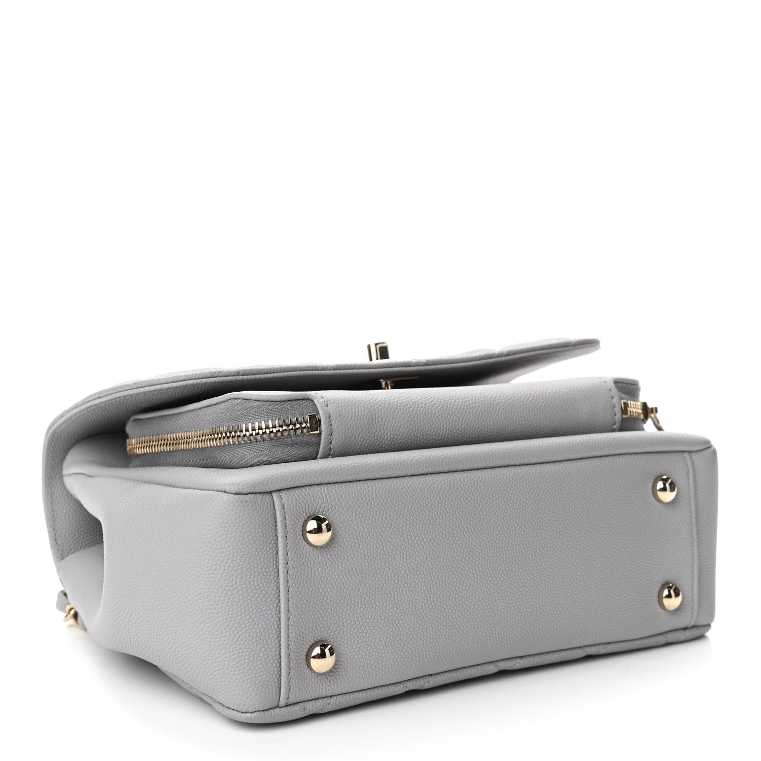 Chanel Caviar Quilted Medium Business Affinity Flap Grey 4 of 12