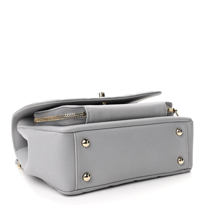 Chanel Caviar Quilted Medium Business Affinity Flap Grey 4 of 12