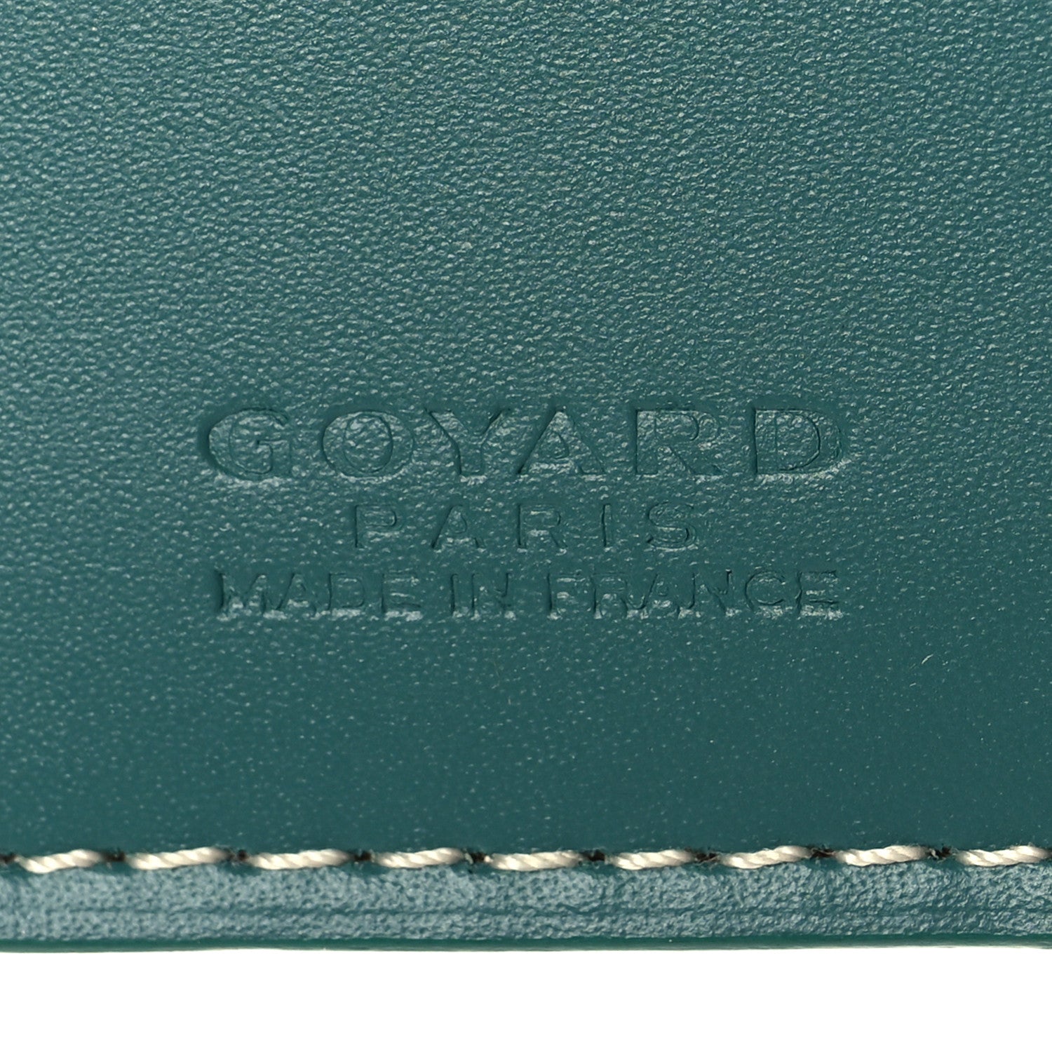 Goyard Goyardine Saint Marc Folding Card Case Green 6 of 9