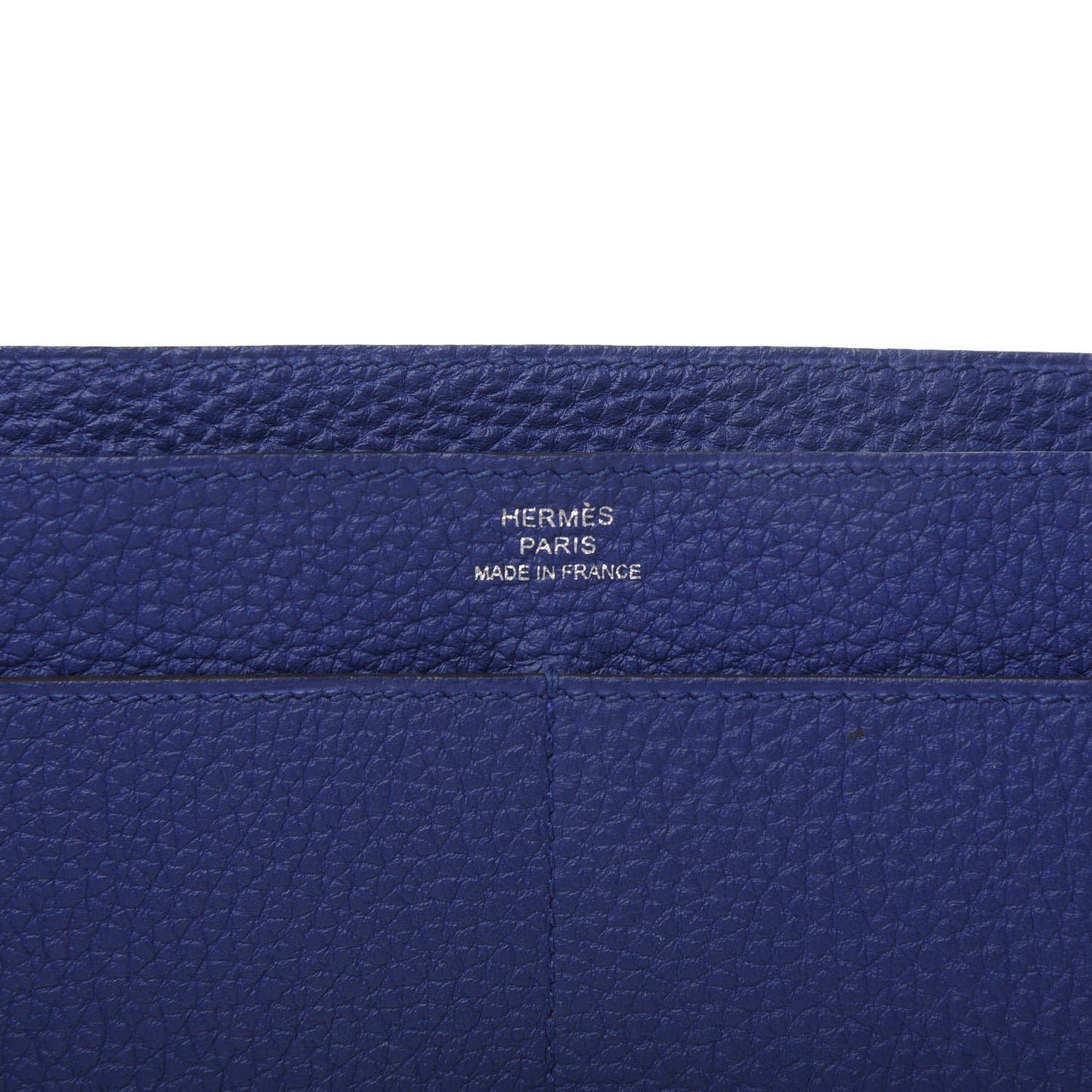 Togo Dogon Duo Wallet Bleu Electrique