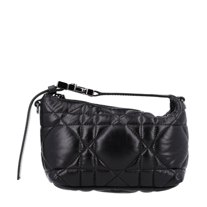Christian Dior Calfskin Macrocannage Small Diortravel Nomad Pouch Black 1 of 9