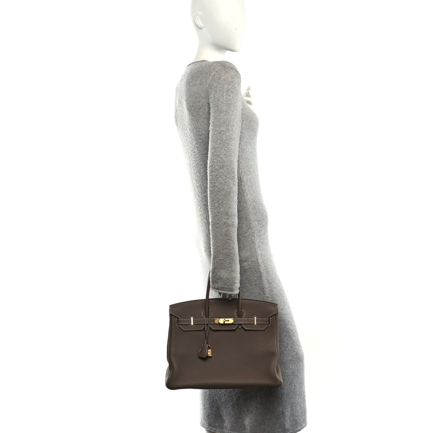 Hermes Togo Birkin 35 Etoupe 2 of 10