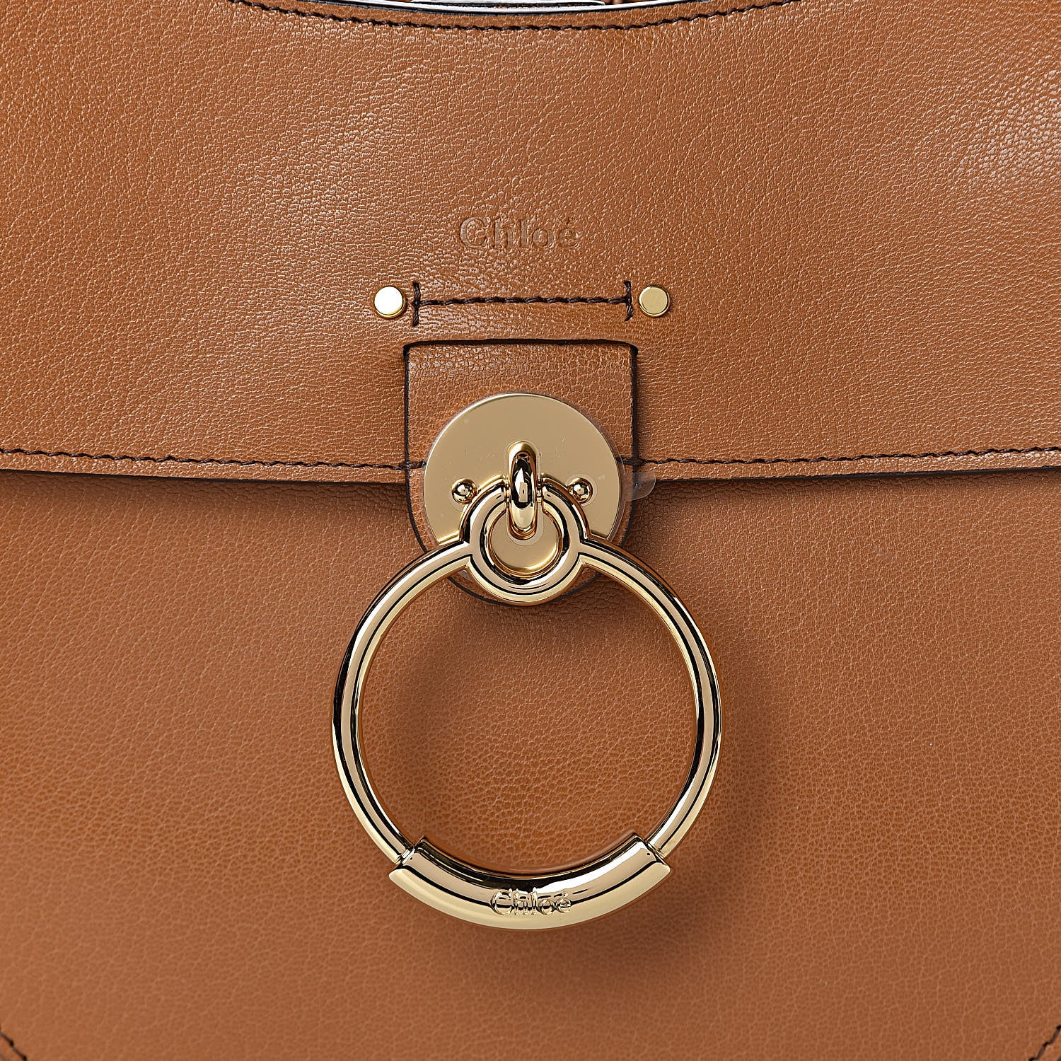 Chloe Calfskin Medium Tess Hobo Autumnal Brown 9 of 9
