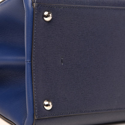 Fendi Vitello Elite Bi-Color Large 3Jours Tote Argento Palladio 11 of 14
