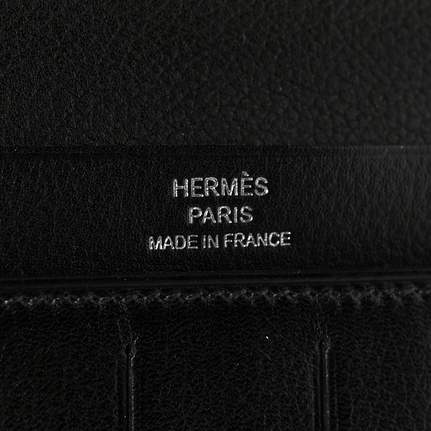 Hermes Evergrain Citizen Twill Long Wallet Black 6 of 7
