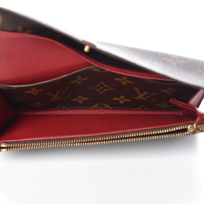 Louis Vuitton Monogram Emilie Wallet Fuchsia 5 of 11