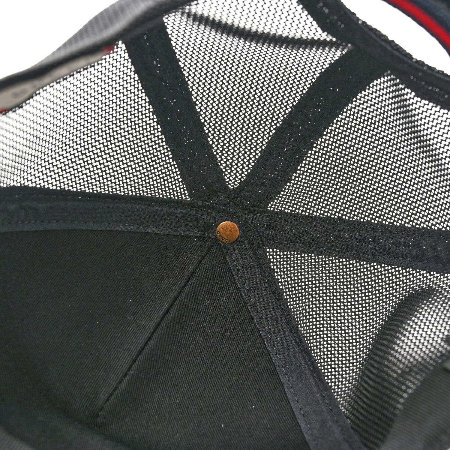 Gucci GG Supreme Monogram Kingsnake Print Baseball Hat M Black 7 of 13