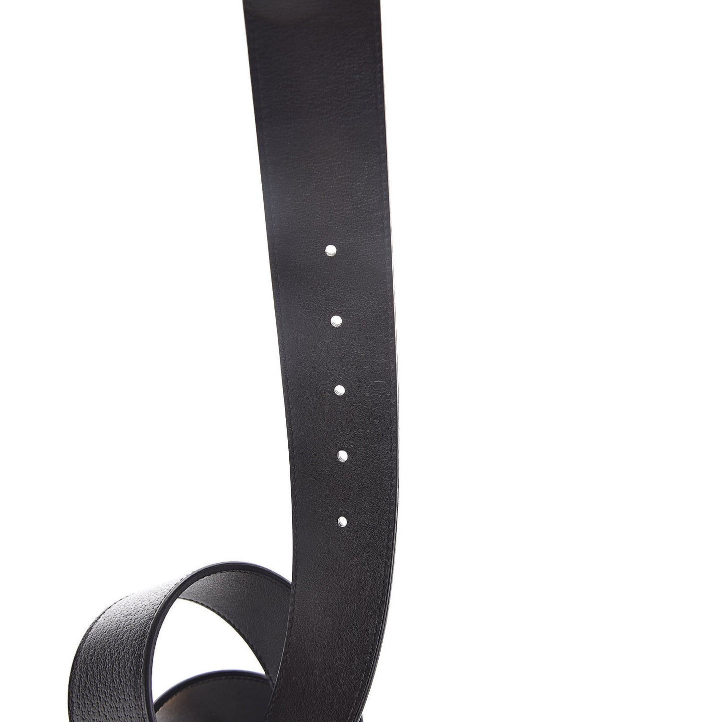 Textured Dollar Calfskin Double G 40mm Belt 100 40 Dark Cocoa