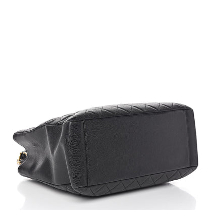 Chanel Caviar Quilted Grand Shopping Tote GST Black 4 of 9