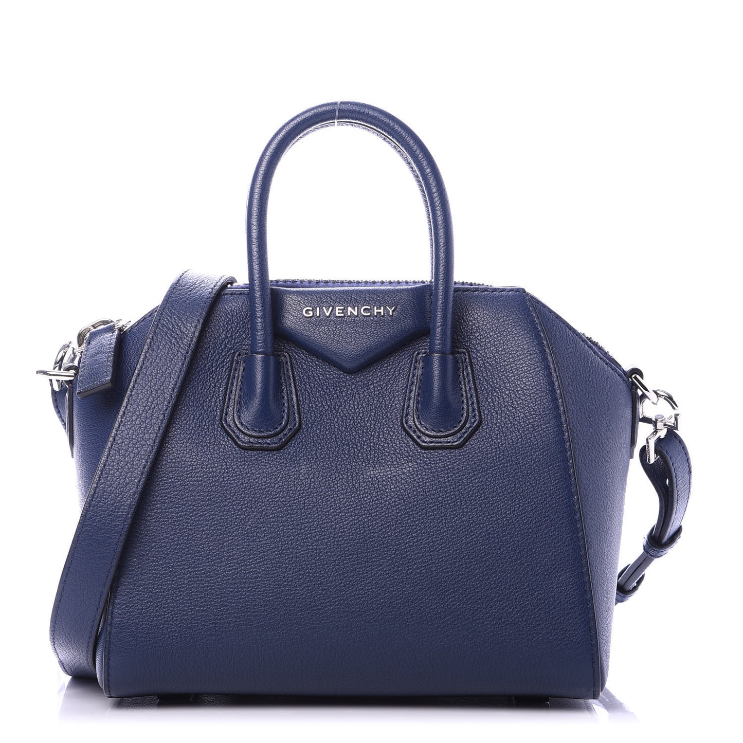 Sugar Goatskin Mini Antigona Night Blue