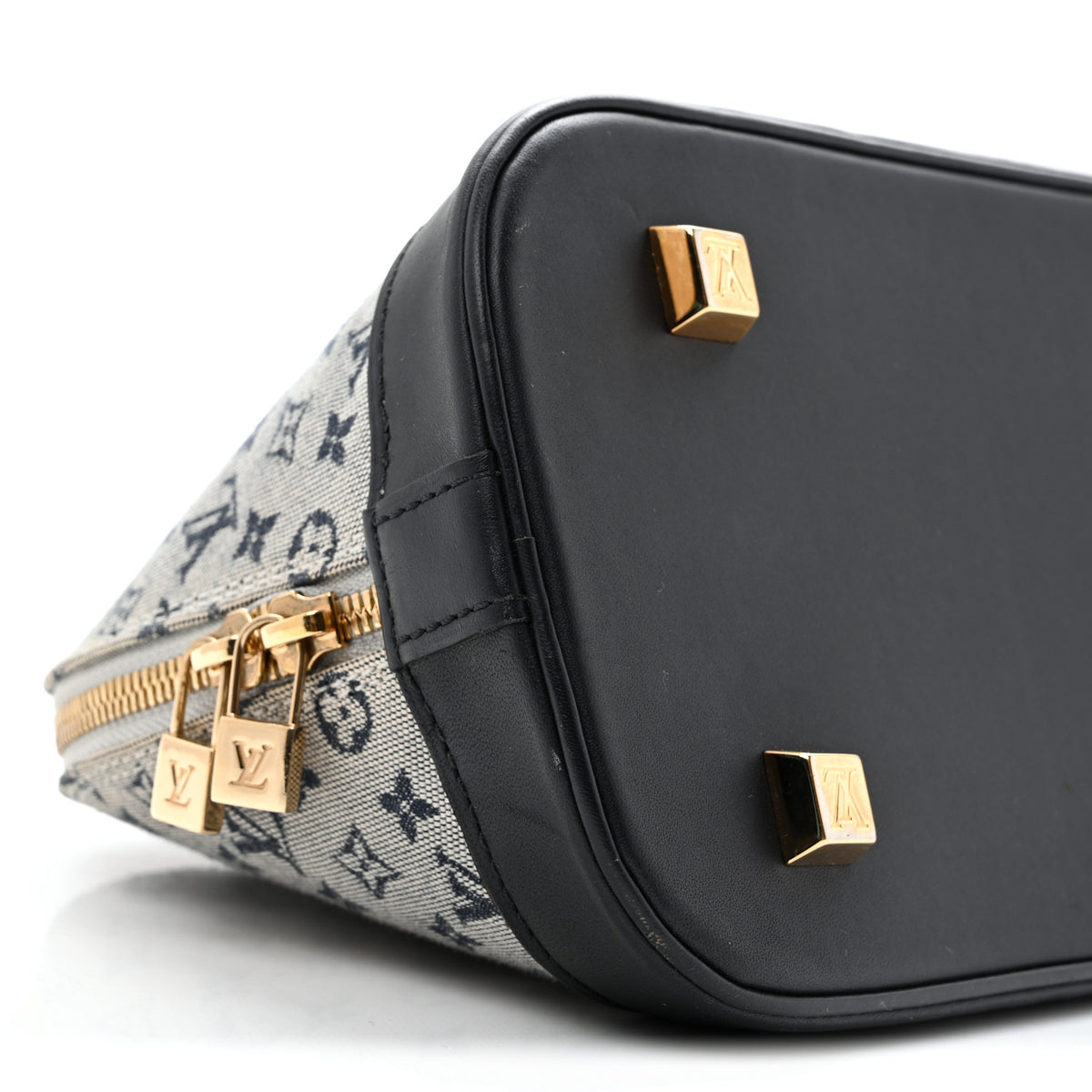 Louis Vuitton Mini Monogram Alma Long Blue 8 of 16