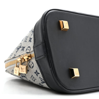 Louis Vuitton Mini Monogram Alma Long Blue 8 of 16