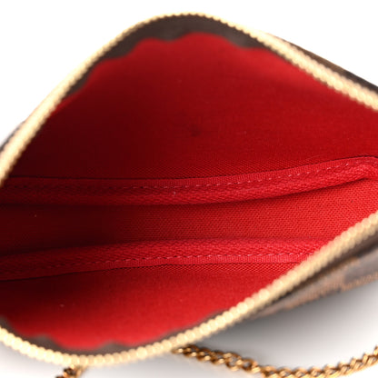 Louis Vuitton Damier Ebene Mini Pochette Accessories 5 of 7