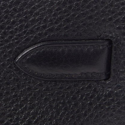 Hermes Taurillon Clemence Birkin 30 Black 8 of 27