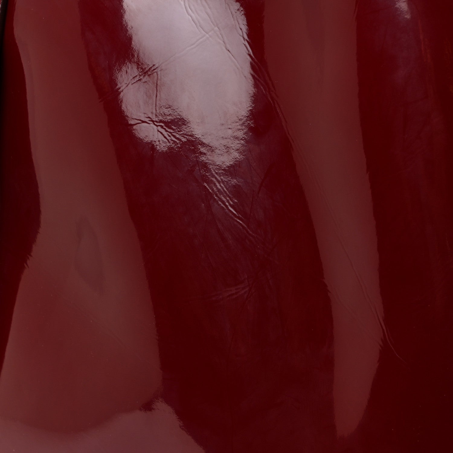 Stella McCartney Eco Alter Patent Perforated Logo Satchel Red 8 of 11