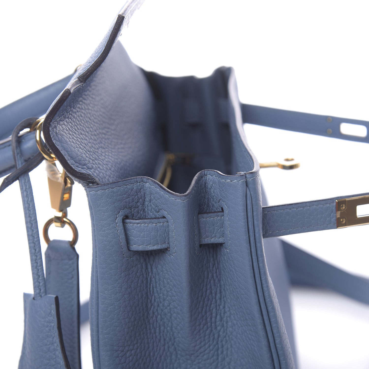 Hermes Togo Kelly Retourne 25 Azur 20 of 41