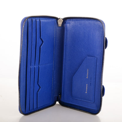 Proenza Schouler Lambskin PS1 Large Zip Around Wallet Royal Blue 5 of 6