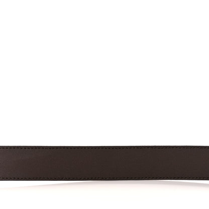 Gucci GG Supreme Monogram Matte Plutone Calfskin Double G 30mm Belt 85 34 Beige Ebony New Acero 7 of 10