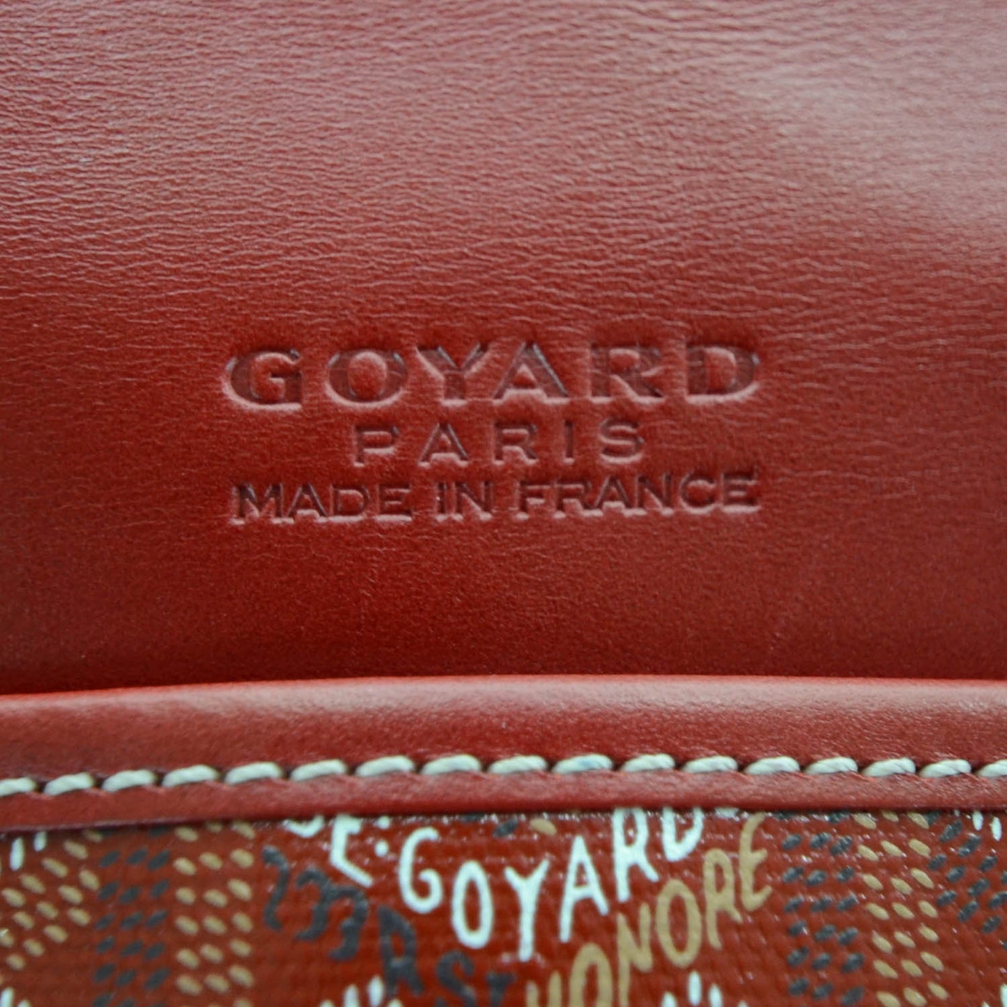 Goyardine Belvedere MM Messenger Bag Red