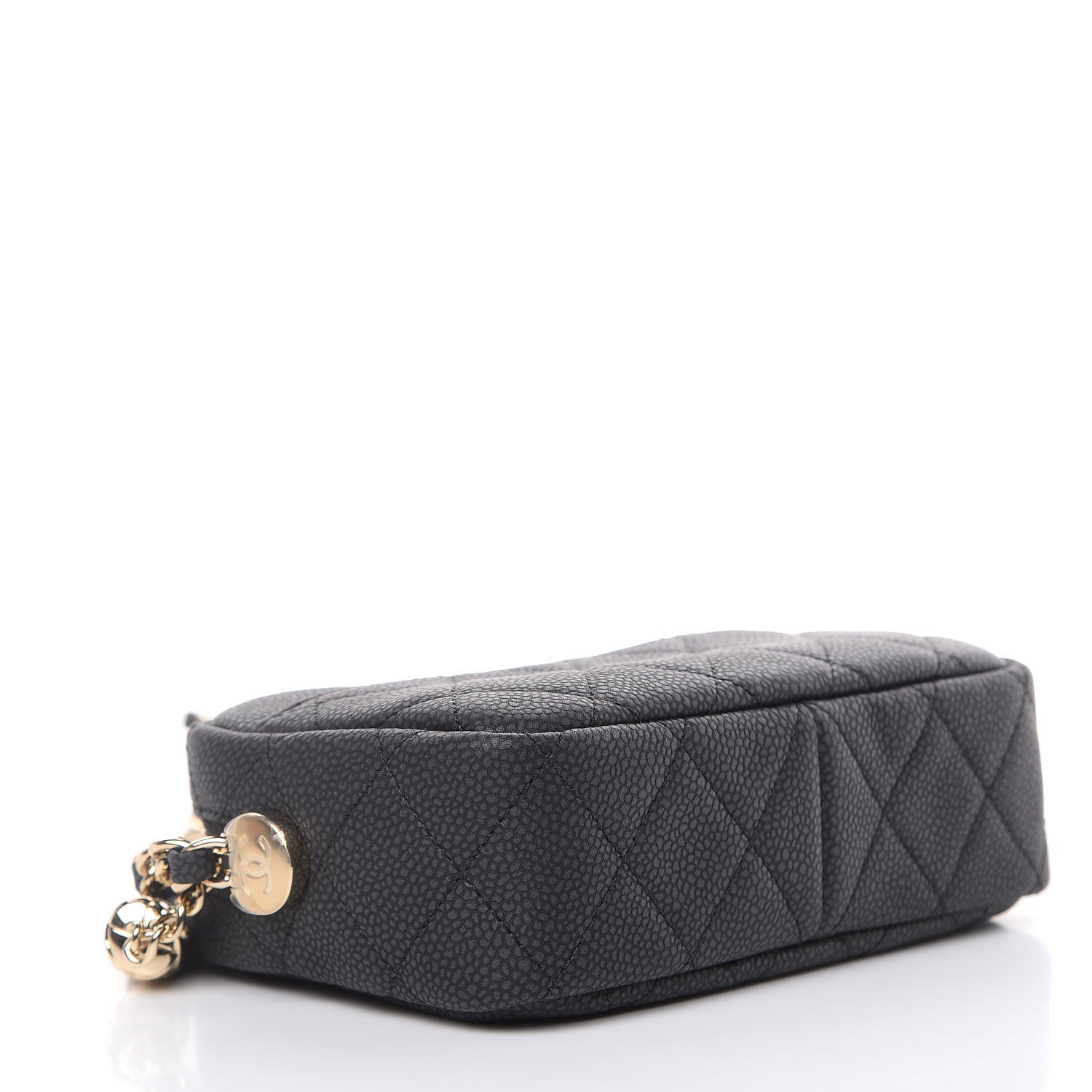 Chanel Caviar Quilted Mini Coco Tassel Camera Case Black 4 of 10