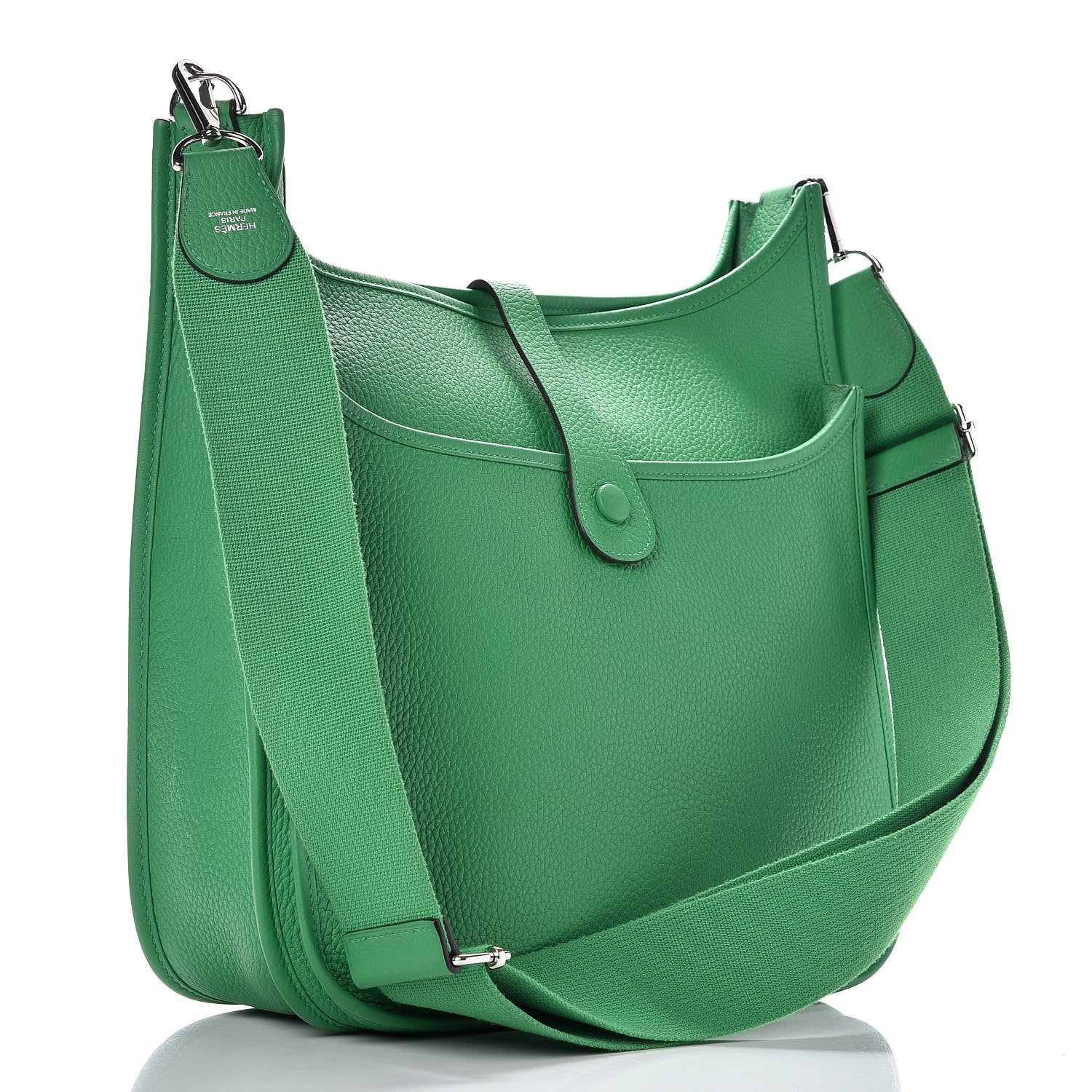 Hermes Taurillon Clemence Evelyne III GM Bambou 3 of 7
