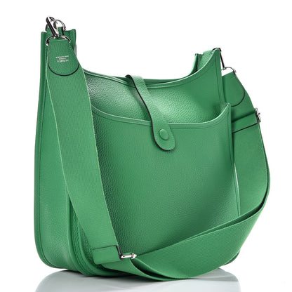 Hermes Taurillon Clemence Evelyne III GM Bambou 3 of 7