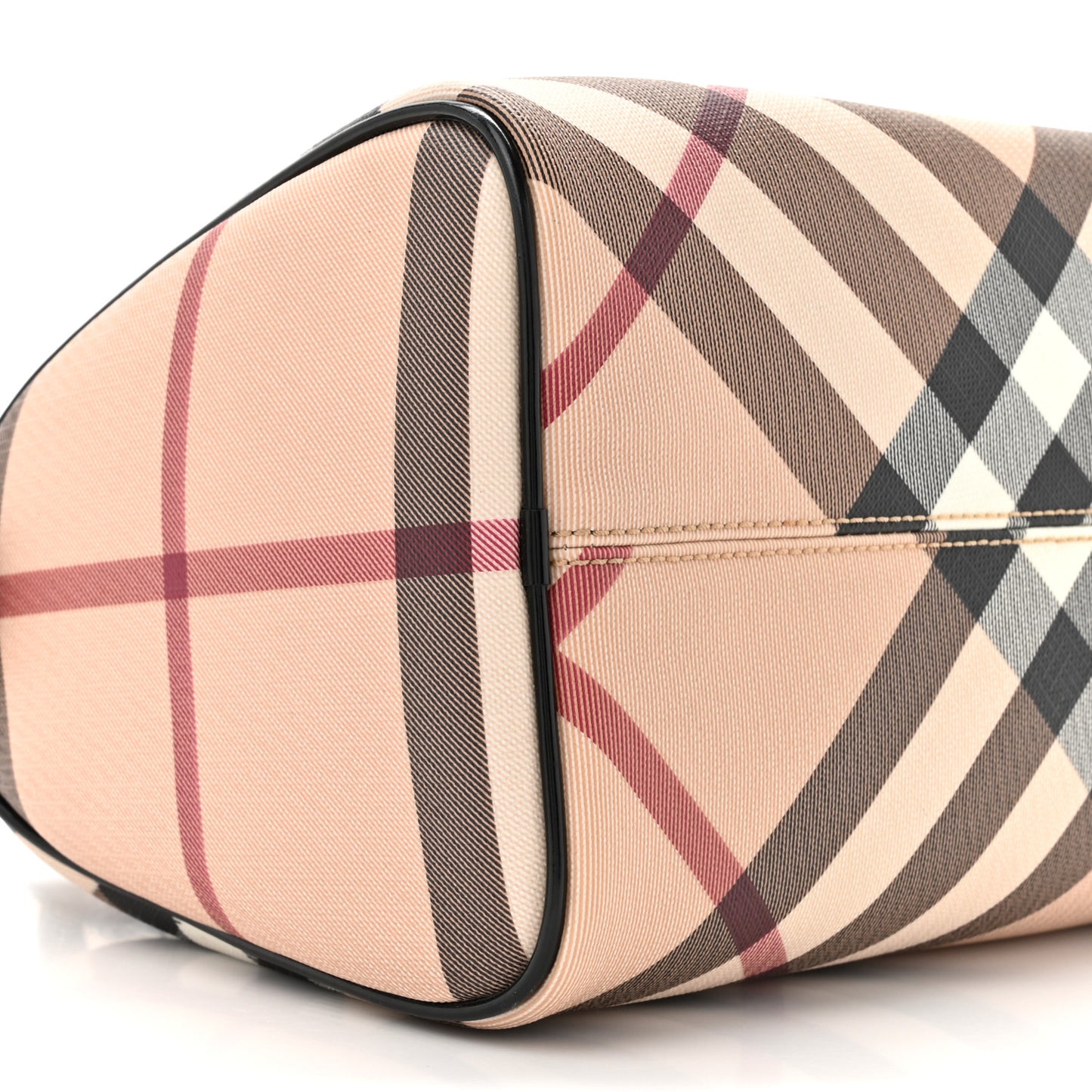 Nova Check Small Chester Bowling Bag Black