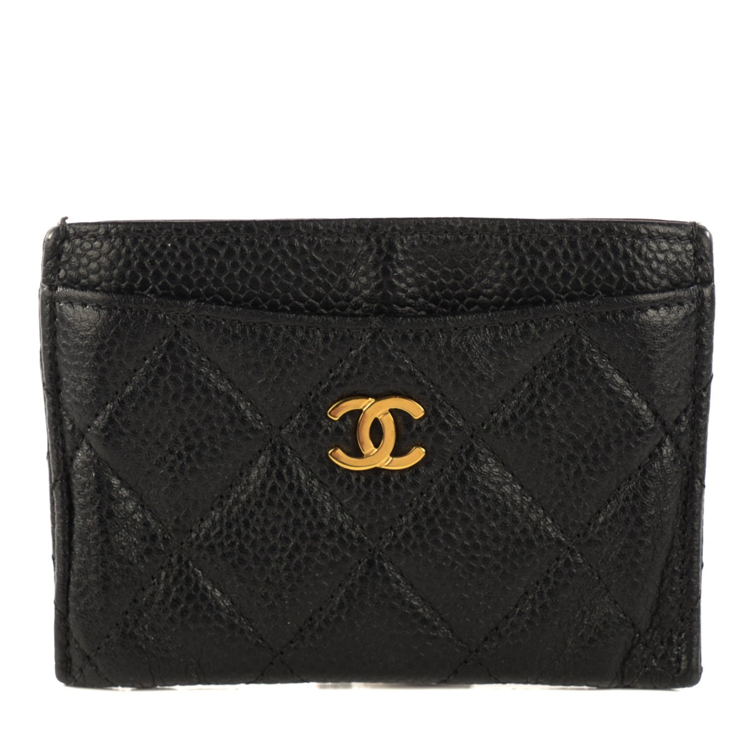 Chanel Caviar Quilted Card Holder Black 1 of 8
