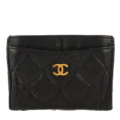 Chanel Caviar Quilted Card Holder Black 1 of 8