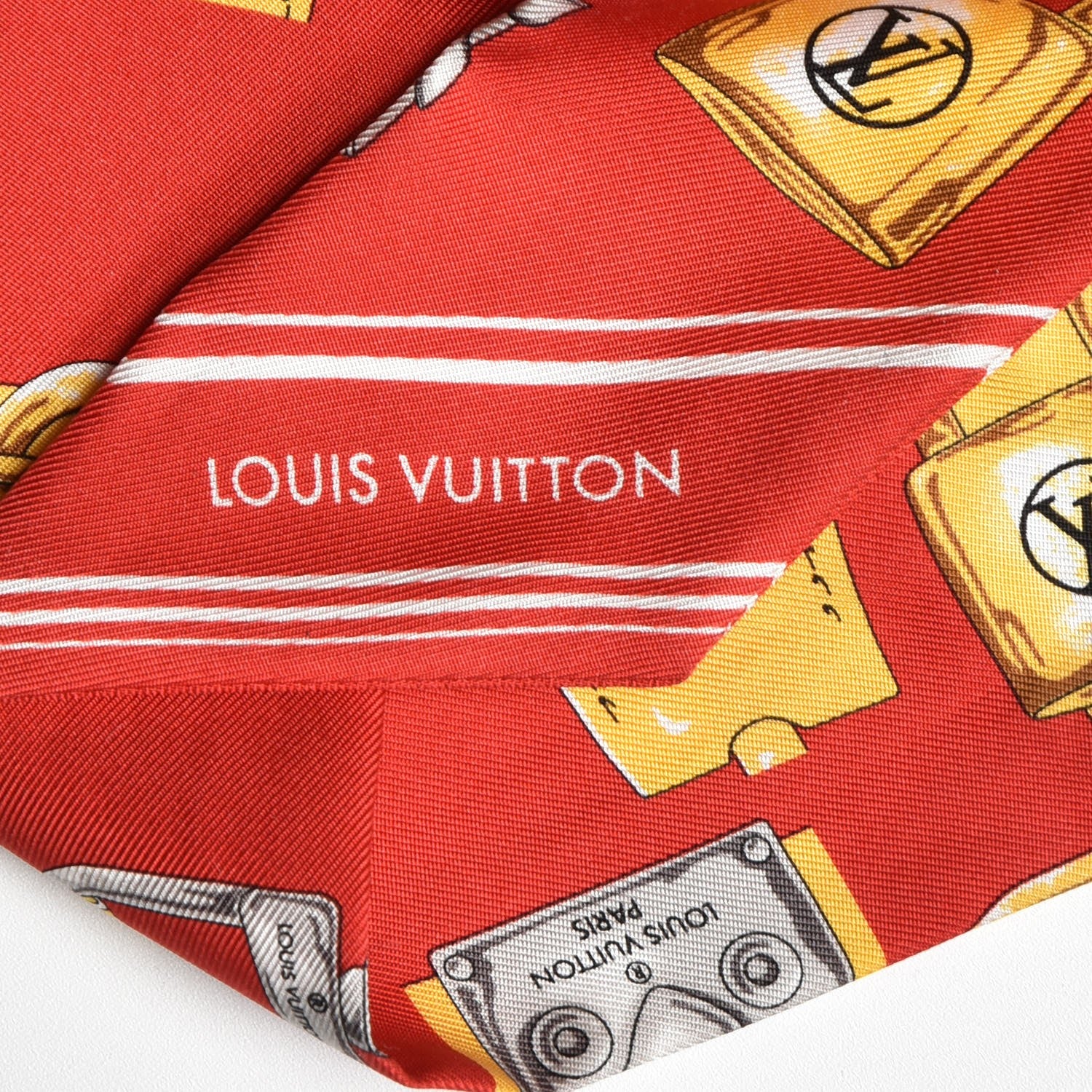 Louis Vuitton Silk Full of Locks BB Bandeau Coquelicot 3 of 3