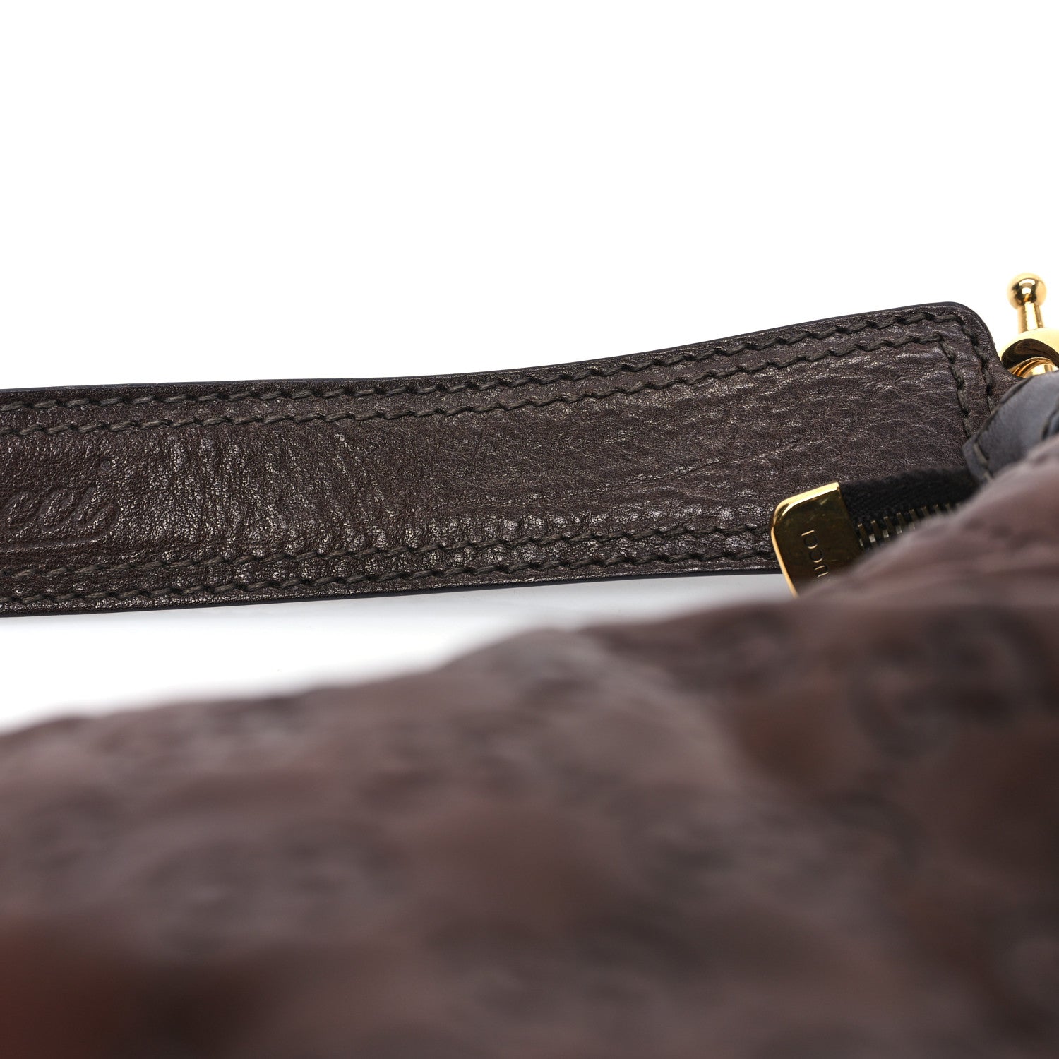 Gucci Guccissima Medium Jockey Hobo Dark Brown 11 of 12