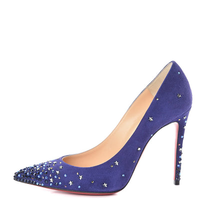 Christian Louboutin Veau Velours Gravitanita 100 Pumps 35.5 Version Encre 1 of 7