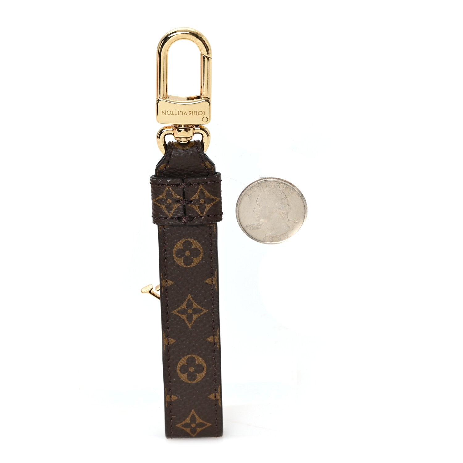 Louis Vuitton Monogram LV Loop Dragonne Bag Charm Key Holder 2 of 3