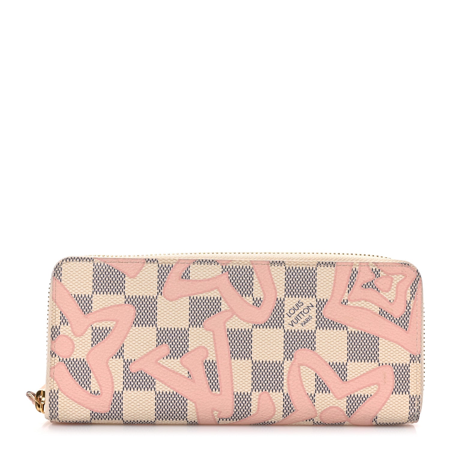Louis Vuitton Damier Azur Tahitienne Clemence Wallet 1 of 8