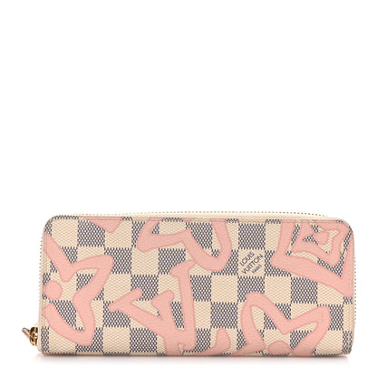 Louis Vuitton Damier Azur Tahitienne Clemence Wallet 1 of 8