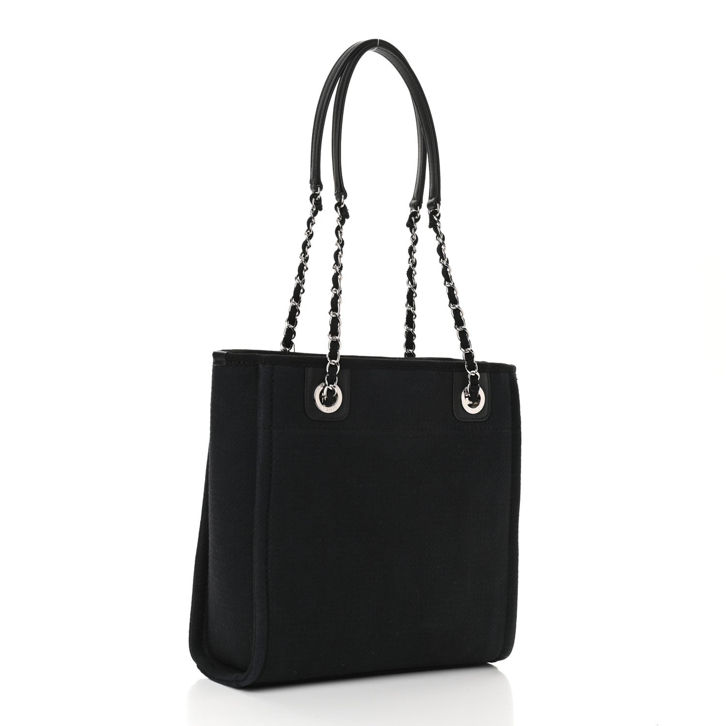 Mixed Fibers Mini Deauville Tote Black