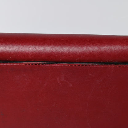 Celine Smooth Calfskin Medium Edge Shoulder Bag Red 17 of 24