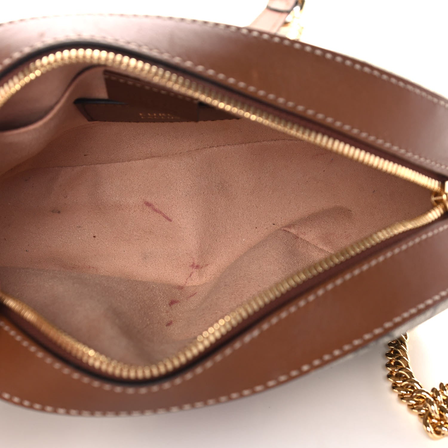 Gucci GG Supreme Monogram Bee Embroidered Mini Chain Shoulder Bag Beige Tuscany 5 of 15