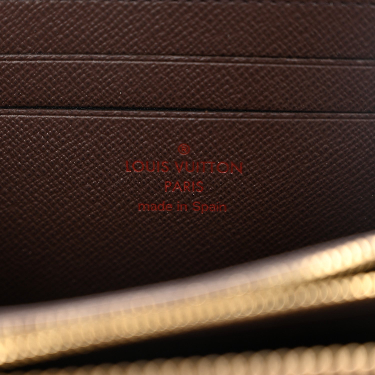 Louis Vuitton Damier Ebene Porte-Monnaie Zippy Wallet 6 of 9