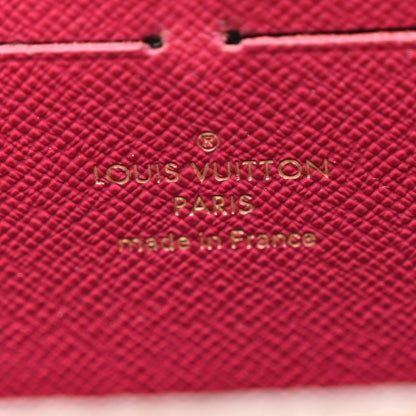 Louis Vuitton Monogram Clemence Wallet Fuchsia 6 of 8