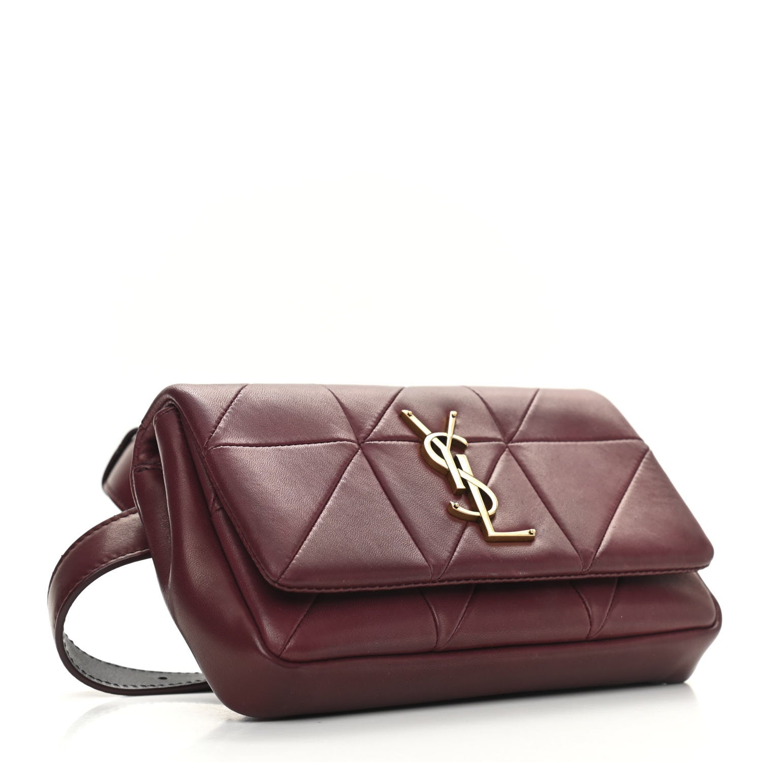 Saint Laurent Lambskin Monogram Jamie Belt Bag Red 4 of 10