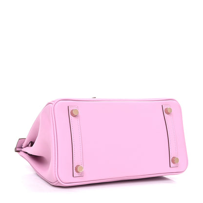 Hermes Swift Birkin 25 Mauve Sylvestre 5 of 14