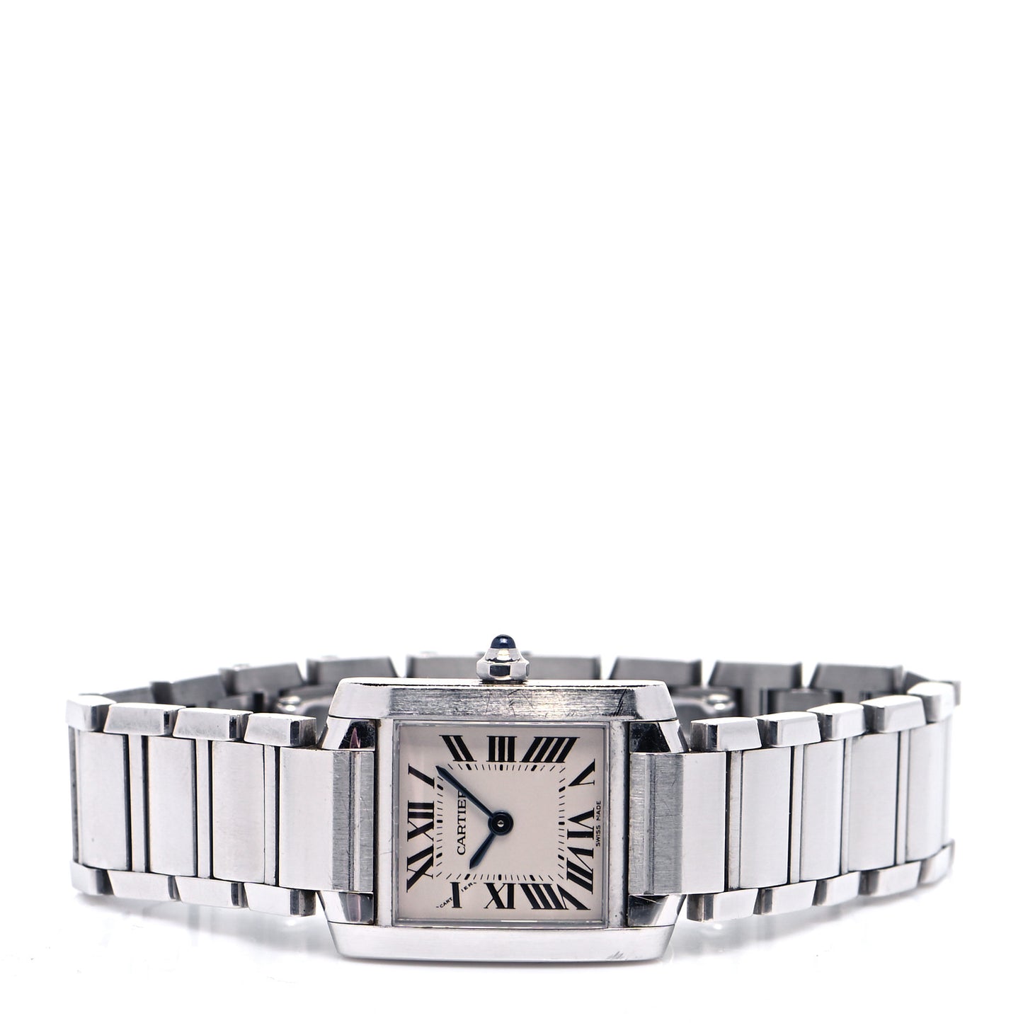 Stainless Steel 20mm Tank Francaise Quartz Watch