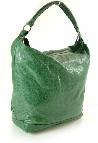Balenciaga Leather Day Hobo Emerald 3 of 9