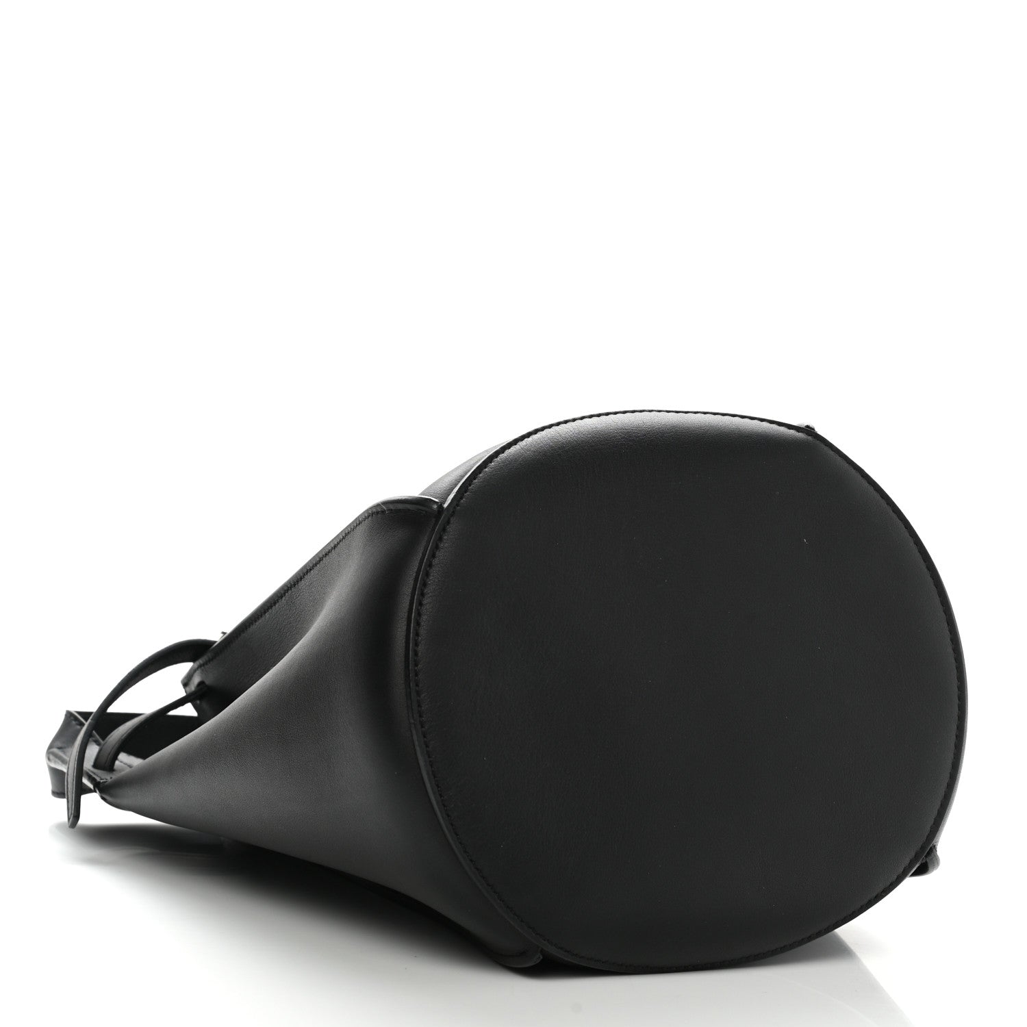 Celine Smooth Calfskin Long Strap Big Bag Bucket Black 6 of 21